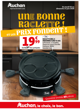 Une bonne raclette ! Et les prix fondent !